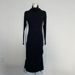 Anthropologie NWT Ruched Midi Dress Small